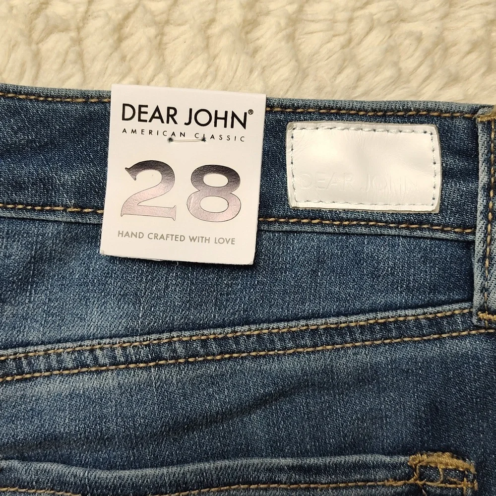 Dear John American Classic Women's Size 28th Medium Wash Denim Blue Jeans - Picture 11 of 12